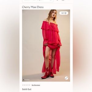 Free People  Cherry Maxi Dress